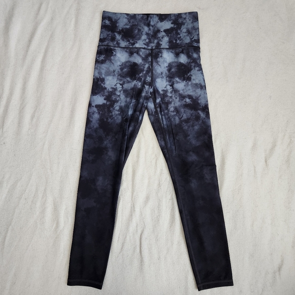 Athleta Dark Gray Printed Elation 7/8 Tight Size Small - Picture 2 of 7